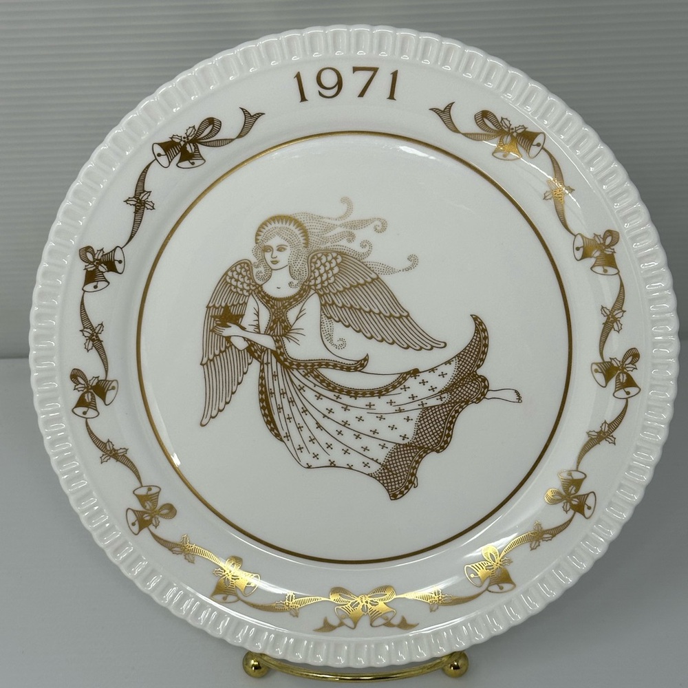 Vintage 1971 The Second Spode Christmas Carols Plate 8" Collector Series A4